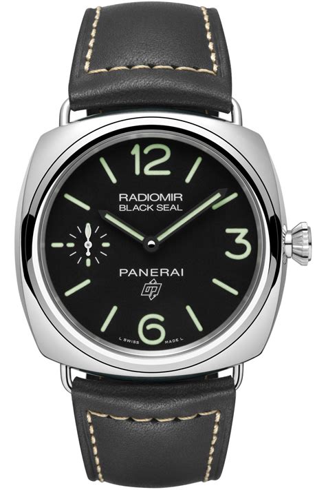 panerai mens radiomir black seal ceramica 45mm watch|Panerai radiomir black.